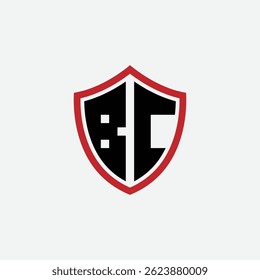590 shield logo shape letter alphabet educational learning B C