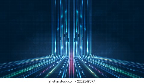 5G or 6G dot line mobile technology. Wireless data network and connection technology concept. high-speed, futuristic background. vector design. - Shutterstock ID 2202149877