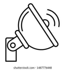 5g antenna icon. Outline 5g antenna vector icon for web design isolated on white background