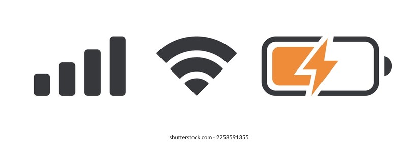 5G bar icon. Status bar symbol modern, simple for website design, mobile app, ui.