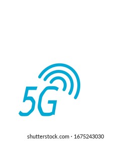 Intelligente 5G-Cloud-Technologie für Breitbanddienste Flache Illustration der 5G-Cloud-Vektorillustration für Webdesign