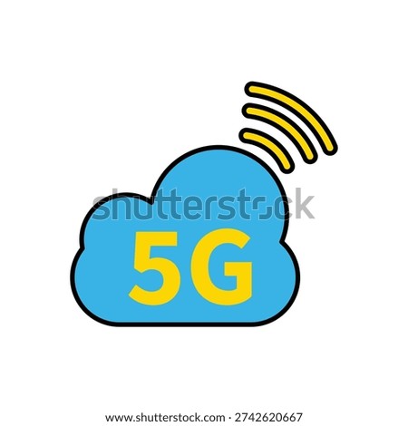 5g concept line icon. Simple element illustration. 5g concept outline symbol design.