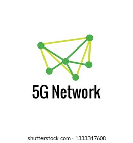 5G Design Logo Concept. Network Logo - Vector