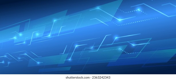 5G high-speed information transmission technology. The global wireless standard concept. Hi-tech communication illustration on a blue background.