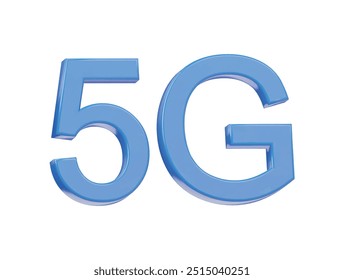 Icono de 5g Ilustración de renderizado 3D