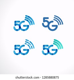 5G icon communication technology, Vector illustration.