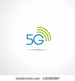 5G icon communication technology, Vector illustration.