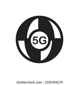5G-Icon-Design, Vektorgrafik