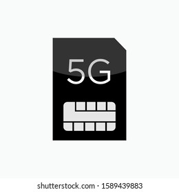 5G Icon For Internet and Electronic Devices - Vector, Sign and Symbol.