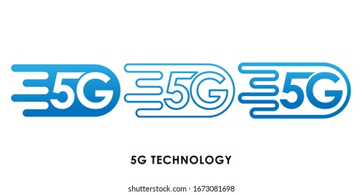 5G icon logo vector illustration. 5G internet connection vector template design. 5G network technology vector illustration for website, sign, symbol, logo, app, UI.