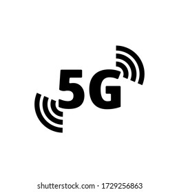 5g icon. Network, internet, connection symbol. logo. Stock - Vector illustration