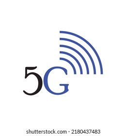 5g ilustración de logotipo vectorial de plantilla de icono