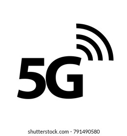 5G Icon, Vector Illustration