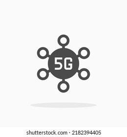 icono 5G. Para tu diseño, logotipo. Ilustración vectorial.
