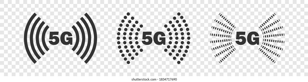 5G icons. 5g logo. 5G symbols. 5th Generation Wireless Internet Network . Vector illustration