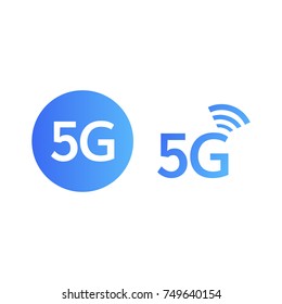 5g Icons Set 5 G Logo Set