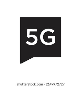 5G internet communication icon design. vector illustration