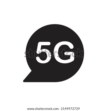 5G internet communication icon design. vector illustration