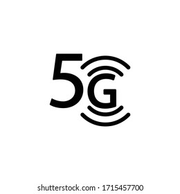 5g internet icon. icon for mobile phone or smart device. 