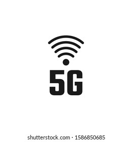 5g Internet Vector Logo Sign Template