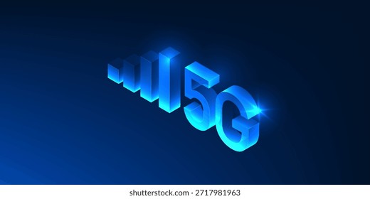 Fondo de Tecnología de onda de señal isométrica 5G, Red inalámbrica de alta velocidad, Sistema de comunicación digital 5G, Conectividad de telecomunicaciones futurista, Concepto de transmisión de datos, Infraestructura de red moderna