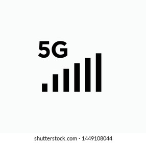 5g logo sign vector template