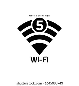 Plantilla vectorial de signo de logotipo 5g
