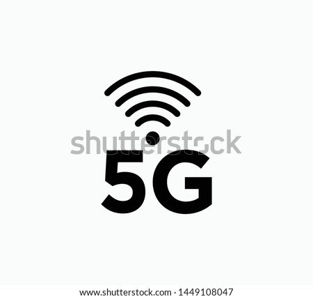 5g logo sign vector template