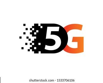 5G Logo Symbol Or Icon Template