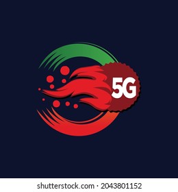 Símbolo de logotipo 5G o plantilla de icono
