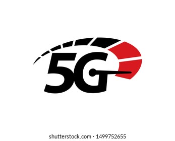 5G Network Connection logo symbol or icon template