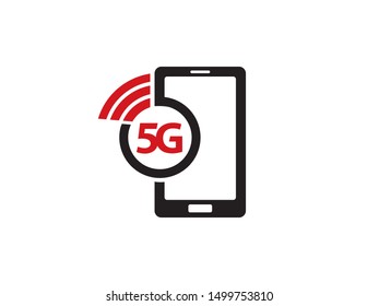 5G Network Connection logo symbol or icon template
