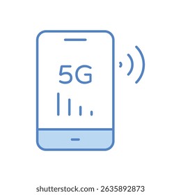 Icono de red 5g Vector Ilustración de stock