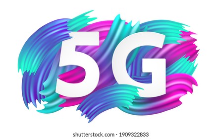 5g network. Internet technology. 5g speed network. Innovation connection. Fast generation. Smart signal. Faster iot. Internet broadband lte. Ict telecommunication. Wireless wifi. Vector illustration