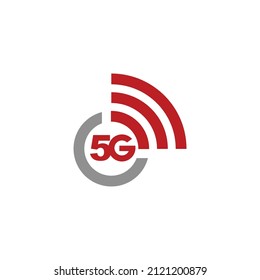 5G network logo vector illustration	