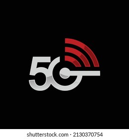 5G network logo vector illustration	