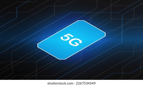 5G network technology background concept. 5G wireless Wi-fi connection internet, data, circle line, lights, technology Abstract, vector. 5G for web banner, web site, communication, transformation.