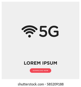 5g network vector icon