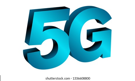 5G network vector symbol idea
