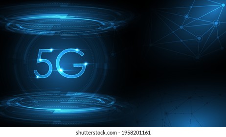 Conexión inalámbrica a internet de red 5G, internet de cosas, red de comunicación, alta velocidad, telecomunicaciones de banda ancha