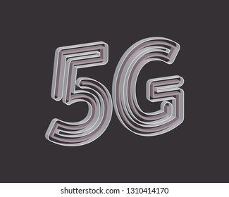 5G network wireless systems and internet vector illustration. Communication network. Business concept banner. Artificial Intelligence and Machine Learning Concept Banner