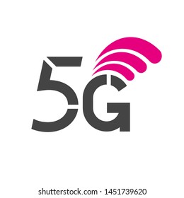 5G network wireless systems and internet vector illustration. Communication network. Business concept banner. EPS 10
