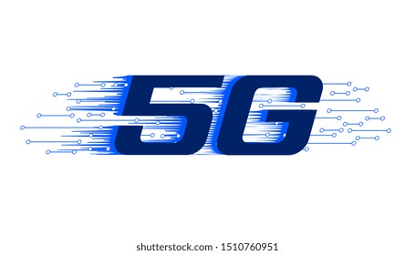 5G new firth generation internet wiress technology background