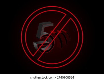 
5G new wireless internet wifi connection. Big data is for binary code flow. Global network high speed innovation link data rate technology vector below. Low poly style concept. Vector