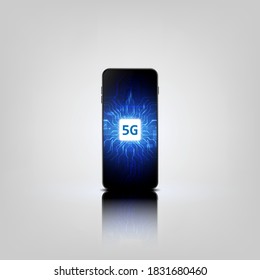 5G new wireless internet wifi connection. Global network high speed innovation connection data rate technology 