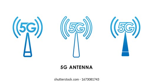 5G Router icon logo vector illustration. 5G internet connection vector template design. 5G network technology vector illustration for web, sign, symbol, logo, app, UI.