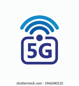 5G sign, symbol, icon. Vector illustration