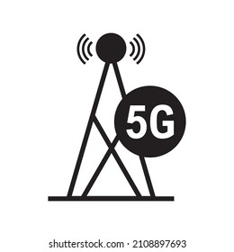 
5G signal technology vector illustration