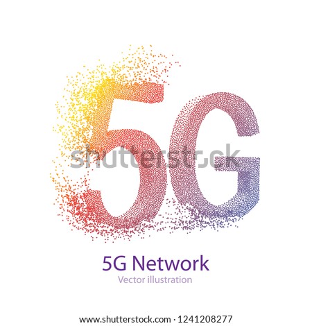 5G Technology Illustration .High Speed Internet