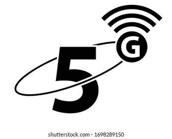 5G Technology Logo. Vector Illustration